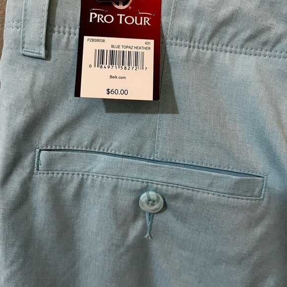 NWT Pro Tour ultimate tech golf short blue size 32 - Picture 5 of 7